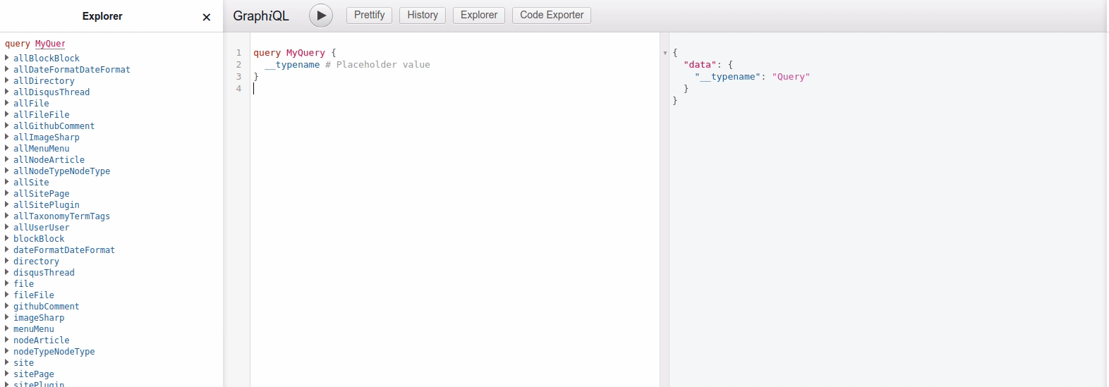 Graphql browsing